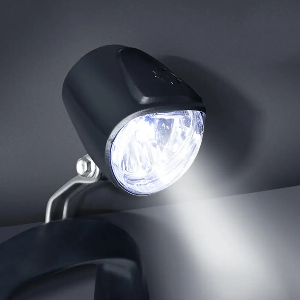 Front LED Headlight eBike Light Bicycle Lamp 6V Bike Light Electric Bicycle Safety Warning Rechargeable Bike Accessories