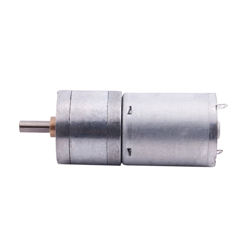 300 об/мин DC 12V 0.03A высокий крутящий момент Электродвигатель с зубчатым приводом скорость уменьшить двигатель серебро