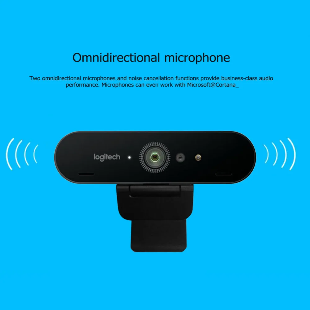 Logitech BRIO C1000e 4K HD веб-камера с микрофоном для видео-конференции потоковая запись камера для компьютера