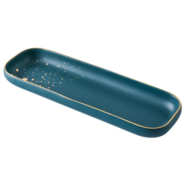 Retro Zöld Skandináv Kerámia Edénykészlet Vacsorarakészlet Tál Leves Tálak Szett Modern Stílusú Csúcskategóriás Ételek Vacsorakészlet - Image 6