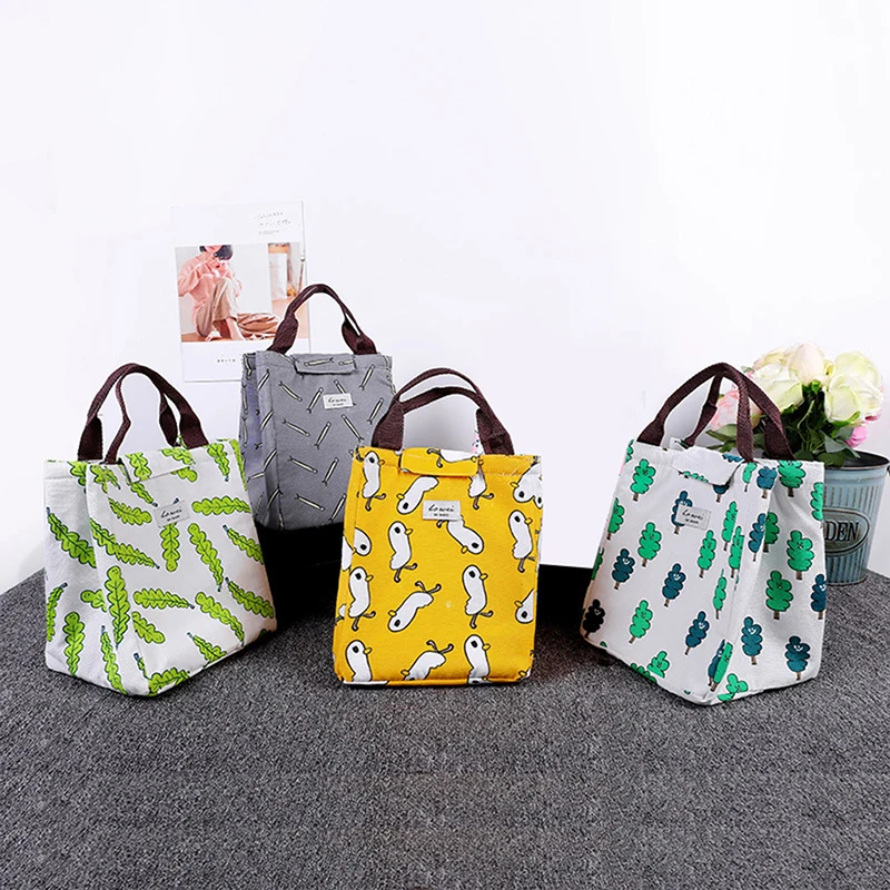 Bolsa térmica para la escuela y la Oficina, fiambrera Simple para niños, impermeable, para estudiantes y hombres