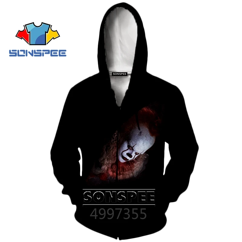 4 SONSPEE Stephen King's It clown Harajuku/футболка с 3d принтом для мальчиков и девочек-подростков/толстовки/шорты Детская одежда X210 - Цвет: 4