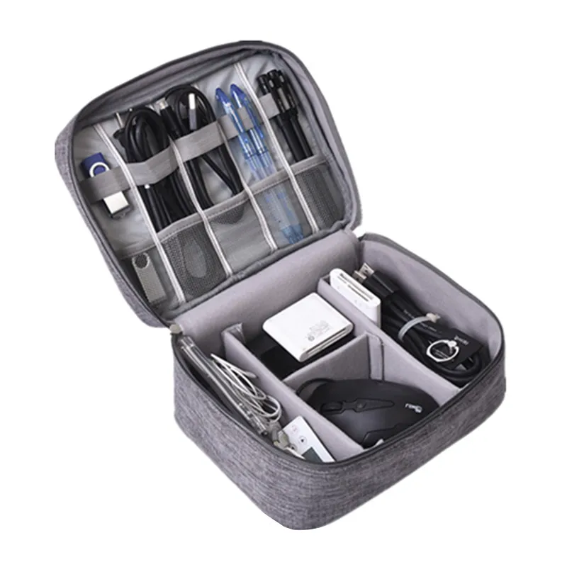 Дорожный аксессуар цифровая сумка внешний аккумулятор USB зарядное устройство