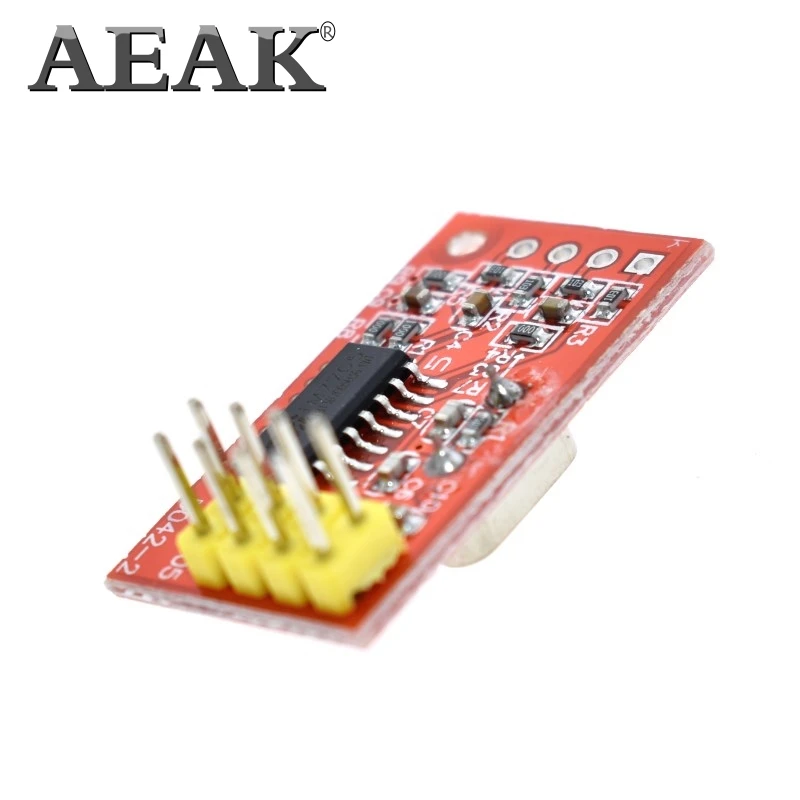 AEAK official AD7705 Dual 16 bit ADC модуль сбора данных с входным коэффициентом усиления