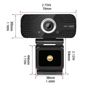 

Mini USB 1080P Rotatable Clip Computer Camera with Microphone Laptop Webcam Video Zoom Home Photography Camera Lens Accessories