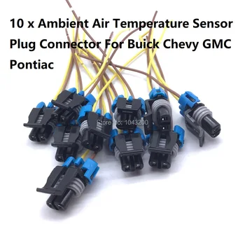 

2 Pins Free Shipping New Ambient Air Temperature Sensor Plug Connector For Buick Chevy GMC Pontiac 9152245, 09152245, 90477289