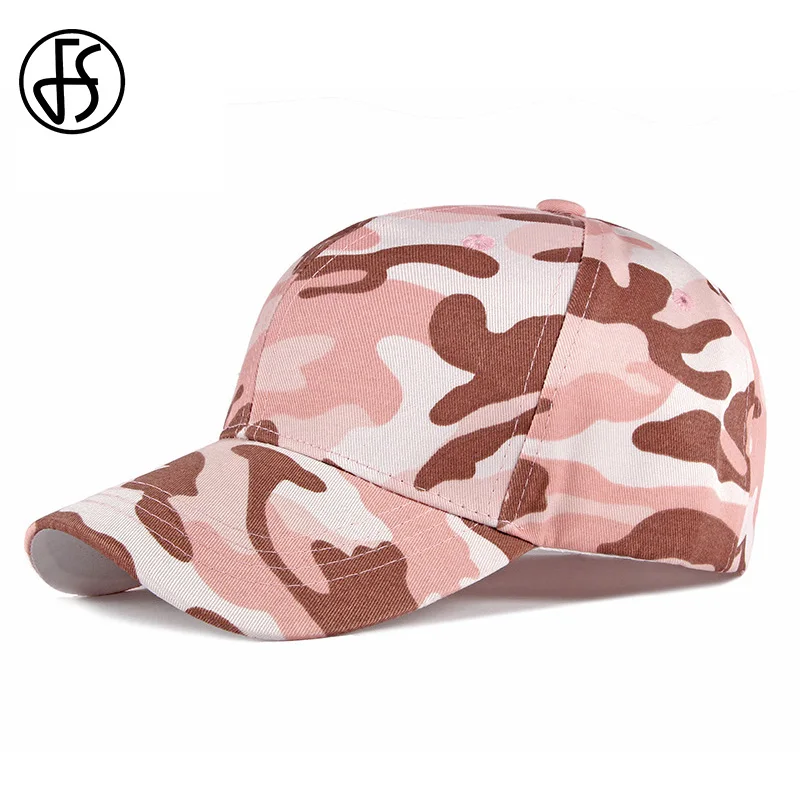 pink camo baseball cap
