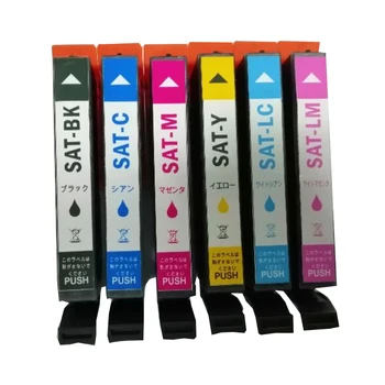 

SAT 6Pack (1B+1C+1M+1Y+1LC+1LM) Compatible Ink Cartridge for Epson EP-712A/812A