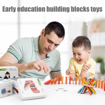 

Kids Wooden Toys Building Block Disassembly Early Learning Intelligence Cognitive M09