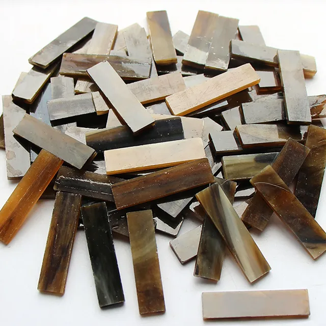 Mixed Color 1 X 4 Cm Square Stained Glass Strip Clear Glass Mosaic Pieces DIY Mosaic Tiles Hobbies Art Crafts Material 100g 21