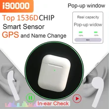 I90000 Tws Arie 2 умные сенсорные беспроводные bluetooth-наушники с сменным именем 8D Super Bass для iphone11 PK i30 i9000 i5000 i50000 TWS