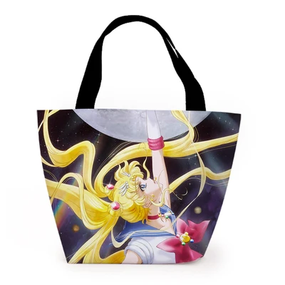 sacos de almoço dos desenhos animados saco