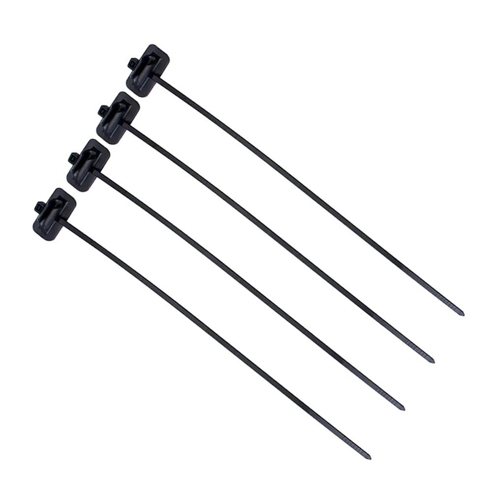 4Pcs/Set MTB Bike Hose Holder Clips Housing Guide, Bicycle Bike Brake Gear Line Buckle Clips and Stepped Adjustable Cable Ties