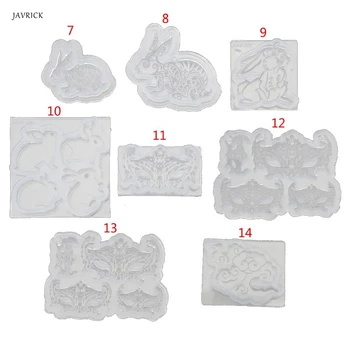 

DIY Cute Rabbit Mask Cloud Pendant Silicone Resin Mold Jewelry Making Tools