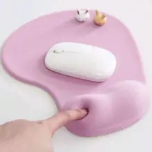 Tapis de souris de bureau avec support de poignet en gel, pour jeu, ergonomique, repose poignet