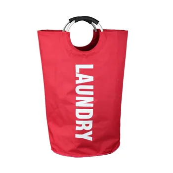 

28X15 Inch Dirty Laundry Basket Linen Waterproof Folding Laundry Basket Round Storage Bin Bag Dirty Clothes Storage Bucket
