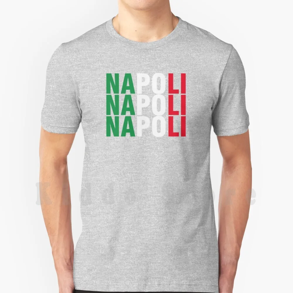 L'Italia Lascia Il Segno, E Anche La Maglietta Napoli Stampa Per Uomo Cotone New Cool Tee Napoli Italia Italia Tendenza Italiana