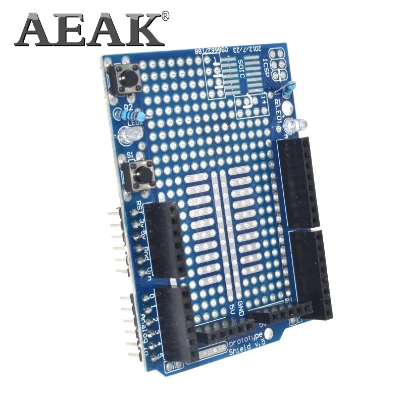AEAK UNO Proto Shield прототип плата расширения с SYB-170 мини хлеб доска на основе ARDUINO UNO ProtoShield