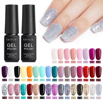 LILYCUTE Nail Art Gel 7ML Nail Color UV LED Gel Nail Polish Long-lasting Macaron Soak off Varnish Gel varnish Nail Art DIY