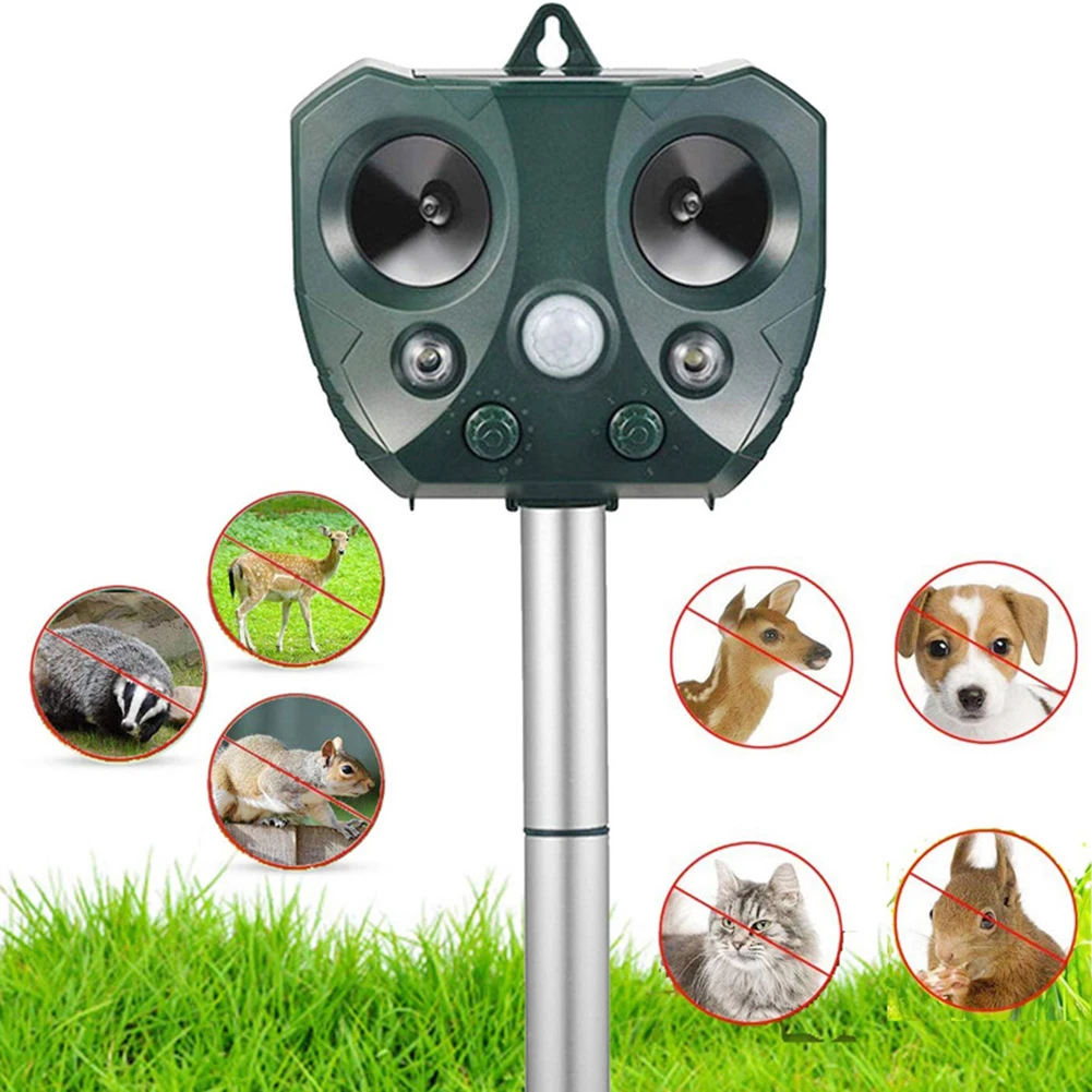 Repulsif Ultrasonique Solaire Pour Animaux Souris Capteur Pir Jardin Oiseau Chat Chien Repulsif Pour Garder Les Animaux A Distance A30 Aliexpress