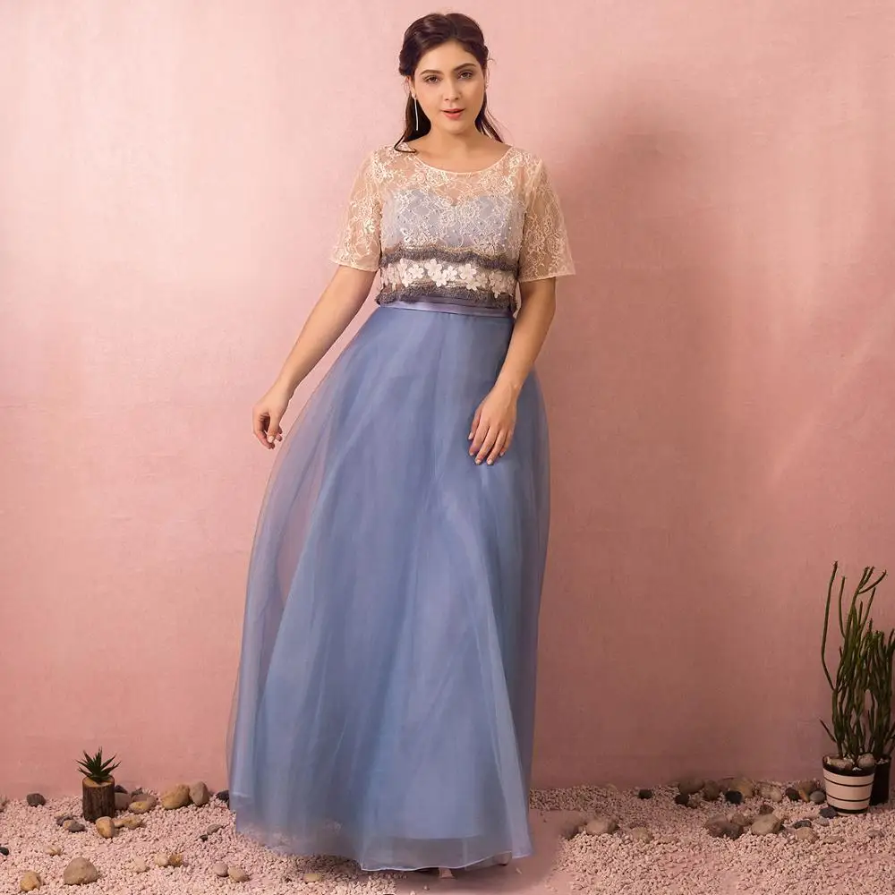 

Evening Dresses 2019 Fashion Party Gown A-line Sweetheart Natural Floor-length llusion Lace-up