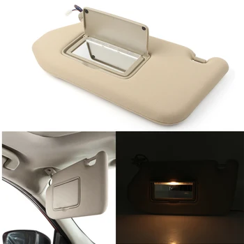 

Car Front Left Sun Visor w/ Light Sunshade Shield for Nissan Pathfinder 2013-2018 & Infiniti QX60 2014-2017 JX35 2013