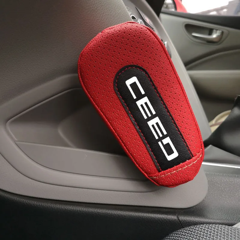 Кожаная подушка на поручень для колена аксессуары салона автомобиля Kia Ceed |