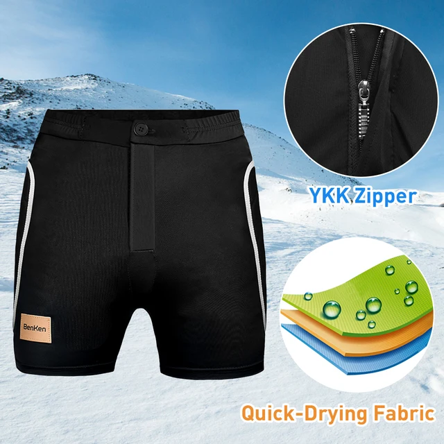  BenKen Protective Padded Shorts, SBR 3D EVA Padded Impact  Protective Gear for Snowboard,Skate and Ski, Cycling Underwear Shorts for  Hip Butt and Tailbone (S)… Black : Sports & Outdoors