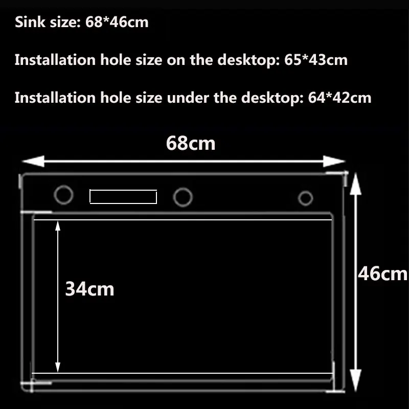 Black single kitchen sink With knife holder vegetable washing basin With cutting board stainless steel pia black sink 6