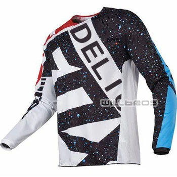 

Delicate Fox Black White Mx 180 Nirv Jersey Scooter ATV DH MTB Motorcycle Dirtbike Enduro Offroad Motocross Racing