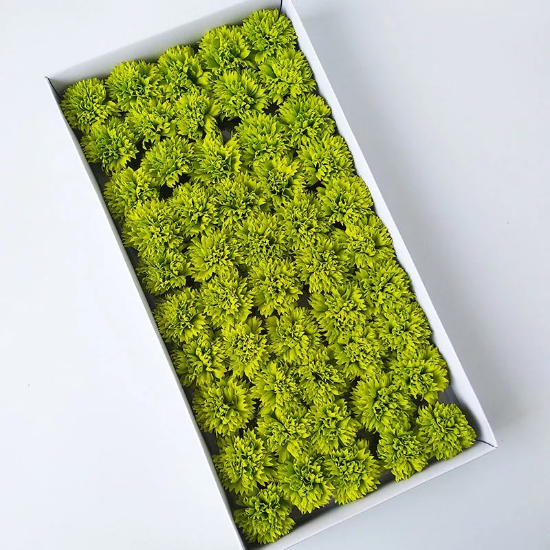 50PCS 1 box 1 шт. одинарная Гвоздика мыло цветы Моделирование Искусственный букет роз День матери подарок учительницы держа цветок - Цвет: 50PCS 1 box