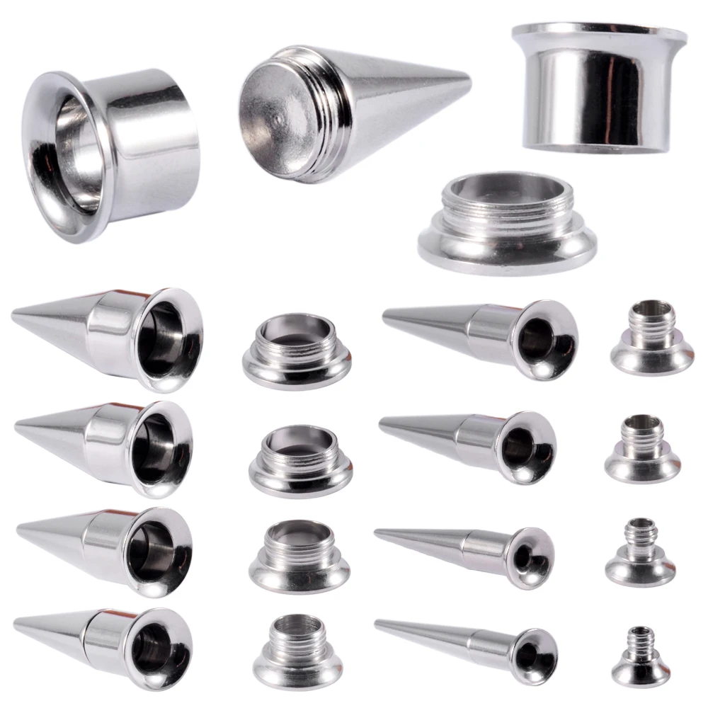 LGXLGX Ohr Stecker Set - 2 Stück Gothischer Schmuck Aus Chirurgischen Stahl 8-25mm