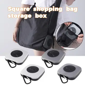 

Creative Rotating Foldable Shopping Storage Bag Portable Large Capacity Eco Nylon Save Space Organizer Household Shoulder Bags