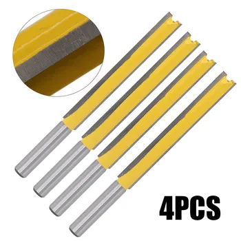 

4Pcs 8mm Shank Trimmer Flush Trim Router Cutter Router Bit Straight End Milll Drilling Milling Cutters For Wood Woodworking Tool