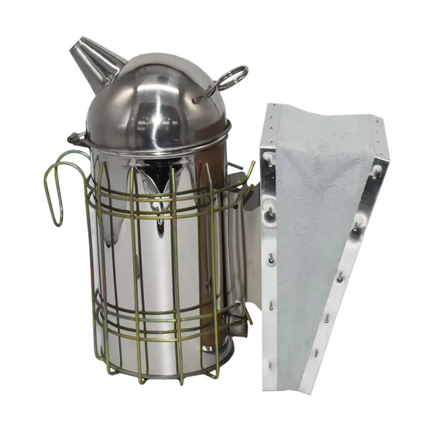 Méhészet Dohányzó Rozsdamentes Acélból Készült Kaptár Doboz Szerszámkészletek A Méhtár Méhhez Kézi Füstkészítő Függő Kampó Szerszámokkal - Image 4