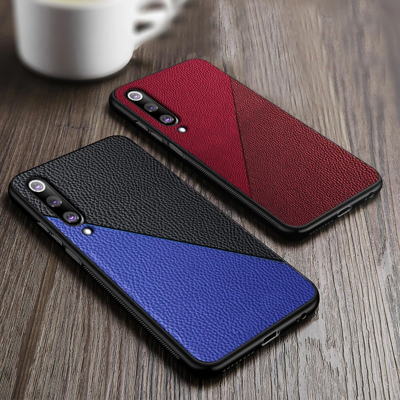 I coque, чехол, чехол, для Xiao mi 9 Se mi 9 Se mi 9Se на персонализированной Модной кожаной коробке силиконовый чехол Роскошный деловой чехол s