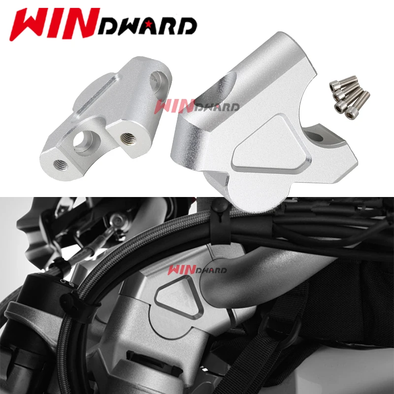 

Handlebar Riser Handle Bars Clamp Raised Extend Adapter For R1200GS LC ADV 2013 - 2018