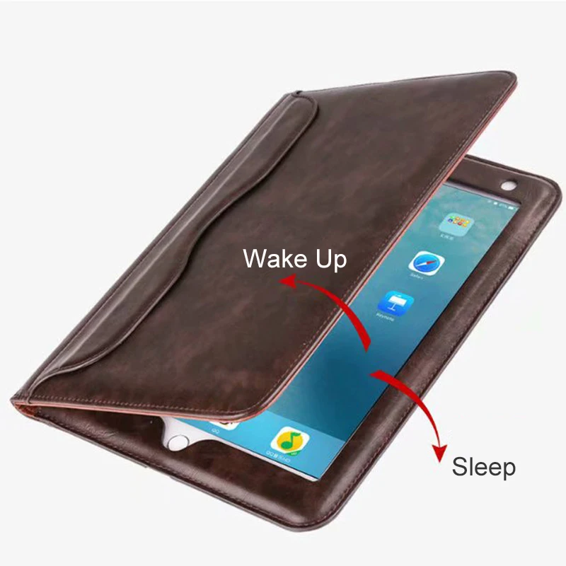 Essidi Премиум бизнес кожаный чехол для Ipad 9,7 дюймов Smart Wake Sleep Tablet PC Cover Skin для iPad 9,7