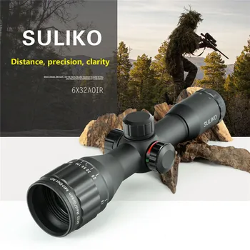оптический прицел SULIKO 6X32AO oхота Hunting Scope прицел with red and green light Riflescope
оптический прицел SULIKO 6X32AO oхота Hunting Scope прицел with red and green light Riflescope