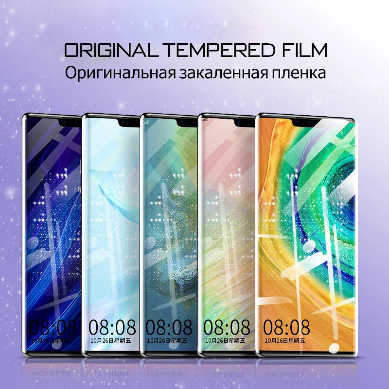 21D Защита экрана для huawei mate 20 P20 P30 Lite Pro 3 шт полное покрытие закаленное стекло для huawei P Smart Z Y6 пленка
