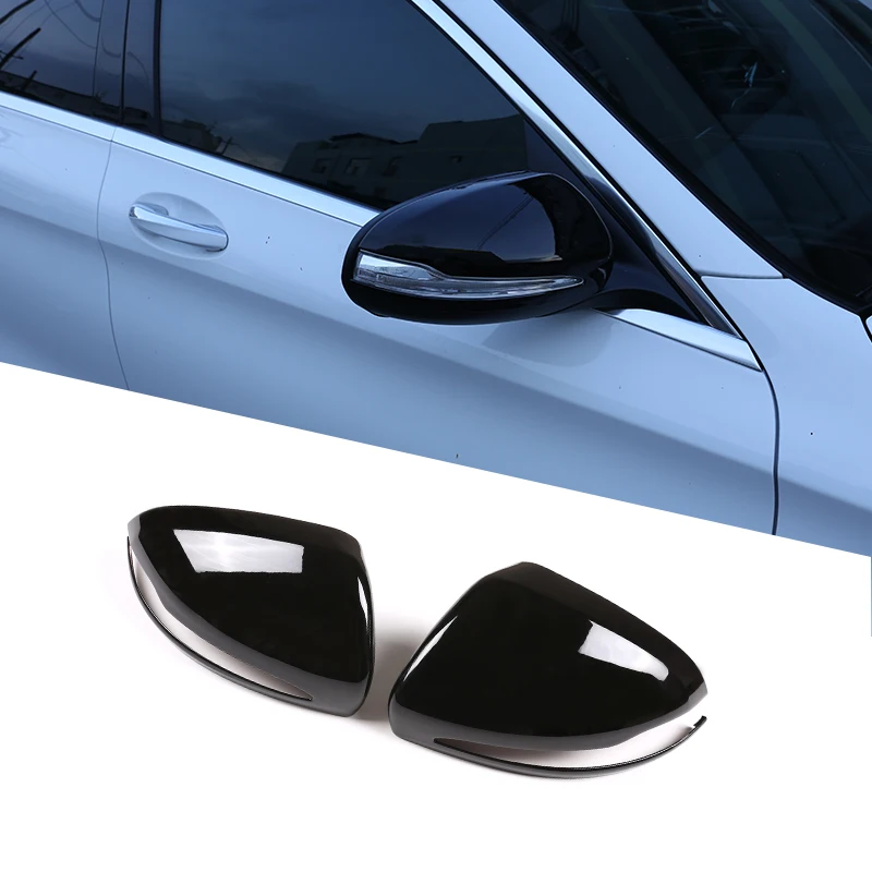 

For LHD and RHD For Mercedes Benz C W205 E W213 GLC-Class X253 S Class W222 ABS Car Rearview Mirror Cover Trim Accessories