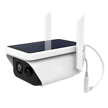 

Camcorder Outdoor Wireless Monitor Security Camera Night Vision With TF Slot WiFi 1080P Solar Powered Two Way Audio ABS HD Lens