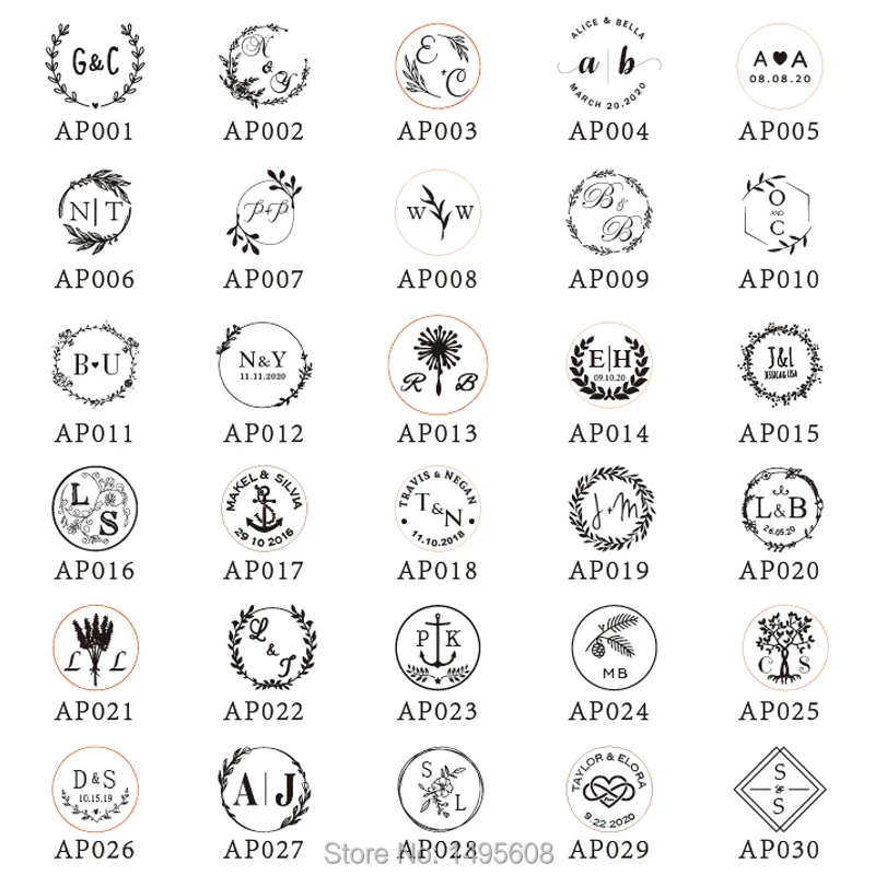 Kustom Stamp Personalized Nama Sendiri Desain Logo Disesuaikan Segel Undangan Pernikahan Retro Lilin Sealing Bahasa Portuges Bahasa Asing Stamp Aliexpress
