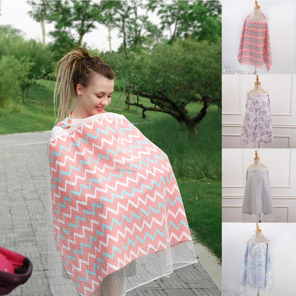 Cotton Breastfeeding Infants Durable Safe Breathable Nursing Cover Soft Healthy Newborn Anti Insect Nursing Apron Adjustable