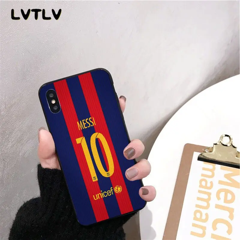 Messi черный мягкий чехол для телефона iPhone 11 pro XS MAX 8 7 6 6S Plus X 5 5S SE XR чехол - Цвет: A15