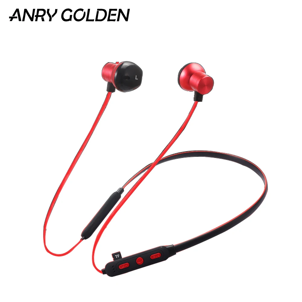 ANRY M12 Bluetooth наушники беспроводные шейные с шумоподавлением микрофон магнитные