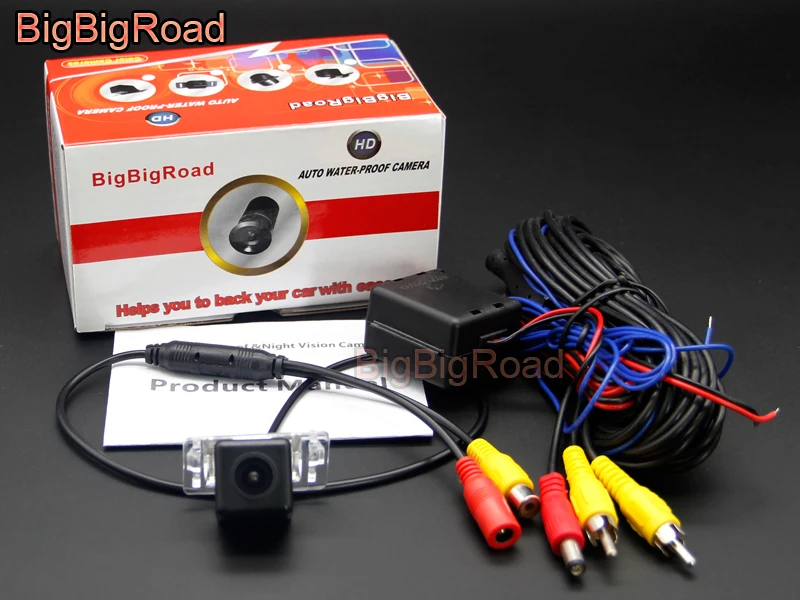 BigBigRoad для Toyota Camry 2002 2003 2004 2006 2007 2008 автомобиля HD камера заднего вида для парковки CCD Камера авто автомобиля Резервное копирование монитор Широкий формат