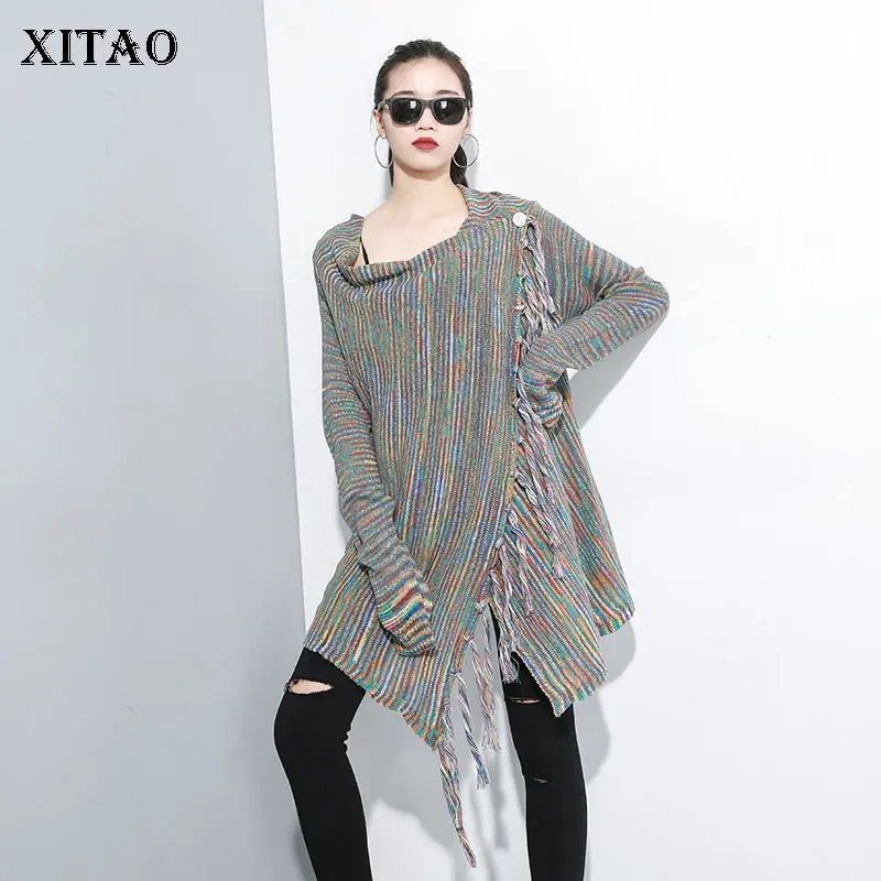 single button sweater