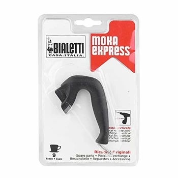 

Bialetti Manico per Moka Express in Plastica, Nero, 12 TZ