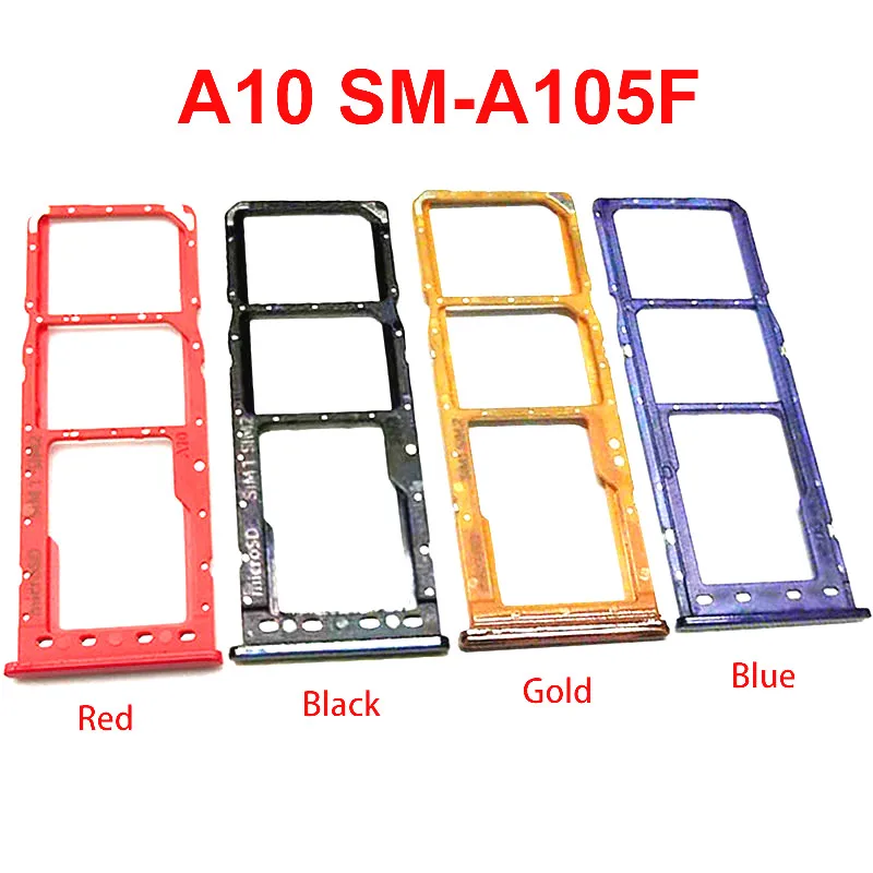100 шт./лот sim-карты адаптер держателя слота аксессуары для samsung A10 SM-A105F A105 A105F